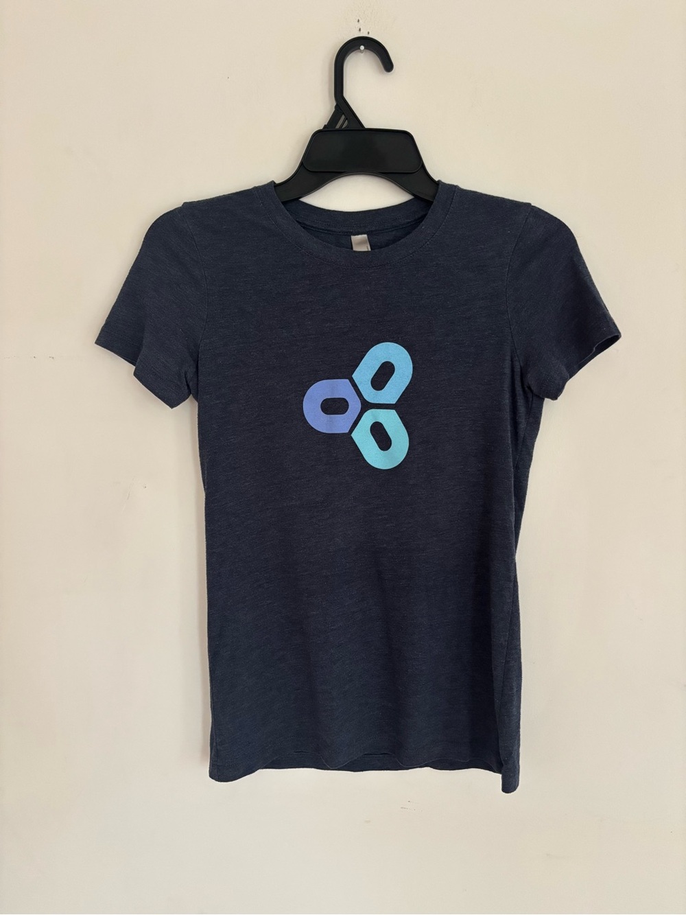 Next Level Navy Graphic Tee Size Small